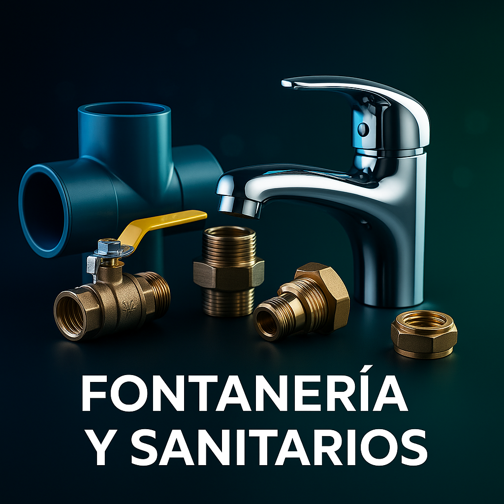 Línea de fontanería y sanitarios
